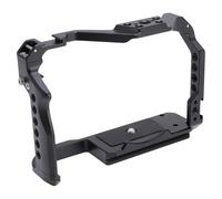 Jiawu Camera Cage for R8, Aluminum Alloy Anti Twist Locking Camera Frame Rig, Rig for Video Recording with Cold Shoe and Multiple Mounting Holes for Full Frame Mirrorless