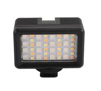 Jiawu Camera Light, 130 Feet 2700K to 5600K Color Temperature Underwater LED Video Light, RGB Video with 40 LED Beads 1/4 Inch Adapter for Live