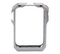 Jiawu Camera Protective Frame Bezel, Versatile Aluminum Alloy Camera Cage with Multiple Accessories Compatibility, for Professional Photographers, 1 X Metal Cage Frame (Grey)