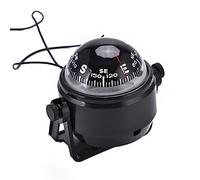 Jiawu Car Compass, High Precision LED Night with Deviation Correction Tool, Digital Car Compass with Magnetic Adjustment for Boat Marine Use