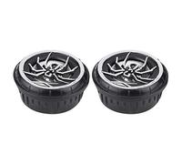 Jiawu Car Tweeter, 150W Max Power Spider Pattern Design Audio Speaker, High Sensitivity 91dB Loudspeaker with Connecting Cables Screws Adhesive Pads, for 12V DC Car Audio Systems