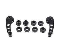 Jiawu Car Window Crank, Aluminum Alloy Construction Smooth Operation Window Crank Handle Universal Winder with Mounting Hardware for Most Manual Vehicles