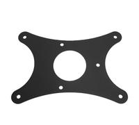 Jiawu Cast Iron Dish Car Mount Bracket for Mini Satellite Dish Mount Bracket with Shock Absorbing Nut Washers, Anti Shake Coating for Roof Rack, SUV, RV, Boat