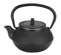 Jiawu Cast Iron Tea Pot, 0.3L Japanese Style Rust Resistant Iron Kettle with Plum Blossom Handle Straight Spout, Kettle with Strainer with Strainer and Lid for Home Tea House