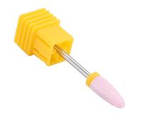 Jiawu Ceramic Nail Drill Bits, 5 Types Cylinder Shape (20ST) | Grinding Head for Manicure, Polishing, Pedicure, & Artificial Nails, with Salon & Home Use