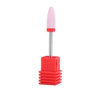 Jiawu Ceramic Nail Drill Bits, 5 Types Cylinder Shape (21ST) | Grinding Head for Manicure, Polishing, Pedicure, & Artificial Nails, with Salon & Home Use