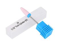 Jiawu Ceramic Nail Drill Bits, 5 Types Cylinder Shape (22ST) | Grinding Head for Manicure, Polishing, Pedicure, & Artificial Nails, with Salon & Home Use