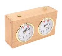 Jiawu Chess Clock, Wind Up Multifunctional Portable Mechanical Chess Timer, Vintage Timer with Analog Timekeeping for Go Chinese Competition Training