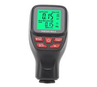 Jiawu Coating Thickness Gauge, High Accuracy 0-2000um Range Paint Thickness Gauge, Coating Tester with 6 Standard Films for Metal Coatings Automotive Manufacturing (Black)