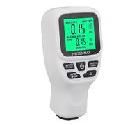 Jiawu Coating Thickness Gauge, High Accuracy 0-2000um Range Paint Thickness Gauge, Coating Tester with 6 Standard Films for Metal Coatings Automotive Manufacturing (White)
