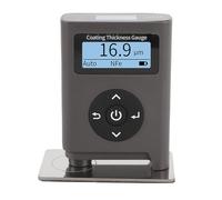Jiawu Coating Thickness Meter Professional Self Weight Measurement Stable Double Screen Display for Accurate Testing in Industrial Environment with 5 Test Films for Large Area Measurement