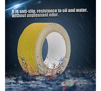 Jiawu Colorful 5m * 5cm PVC Anti Skid Nenslip Adhesive Safety Ribbon Decoration Flore for the Hospital Hospital School 5m * 5cm (Yellow)