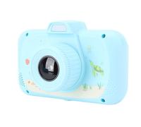Jiawu Compact 2.5K Digital Video Camera, 40MP, On-the-go Photos, Dual Front and Rear Cameras, 3.5" IPS Screen, 650mAh Battery (Blue)
