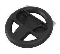 Jiawu Console Gamepad Steering Wheel Easy Install Ergonomic Design with RGB Effects for Thrilling 2 Racing (Black)