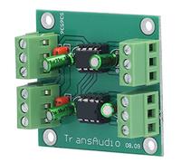 Jiawu Converter Board, 12V 15V Us 0.0005 Low Distortion Stereo Converter Board, Dual Channel with Unbalanced to Balanced Conversion for Shopping Malls Home Theaters