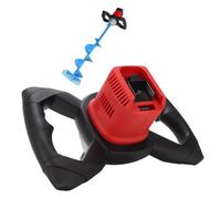 Jiawu Cordless Ice Auger Powerhead, 6 Speed Adjustable Post Hole Digger Motor, Forward & Reverse Direction Electric Cement Mixer, Work with BL1830B BL1840B Battery (Not Included)