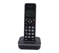 Jiawu Cordless Phone, Big Buttons Home Phone with Smart Call Blocker and Customizable Ringtone Options, LCD Backlit Display Cordless Telephone for Home Table (GB Plug)