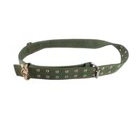 Jiawu Cow Collar, Adjustable 4 Layer Canvas Calf Collar, Horse with 2 Rows Metal Buckle for Horse Sheep Cattle Dog Goat (Large)