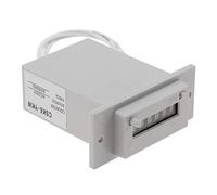 Jiawu CSK6-YKW 6 Digit Electromagnetic Pulse Counter, AC110V/AC220V/DC24V High Speed Counter for Industrial Electric Pulse Counting - Panel Mount, Reset Lock, 0~999999 Count Range (AC220V)