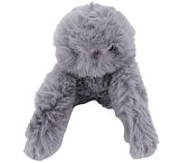 Jiawu Cuddle Up with This Cute Owl Plush Bag Pendant, Interactive Stuffed Toy Ideal for Gifts and Playtime (Dark Gray)