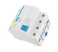 Jiawu Current Circuit Breaker, 63A 30mA RCCB, 1P+N Current Circuit Breaker with 6kA Breaking Capacity for Home Decoration Engineering Construction Rural Network