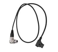 Jiawu D Tap to XLR Power Cable Durable Right Angle Connector for Filmmaking Equipment 98cm Long