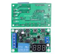 Jiawu DC Current Detection Module, Relay Control for Over Under Current 0 to 10A 7 to 30V Motor Control Relay Board, with Digital Display Error Calibration 0.01A