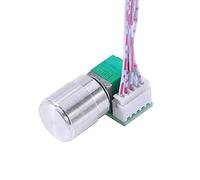 Jiawu DC Motor Speed Controller, 5V to 24V 1A PWM Regulator Switch for Fan Blower, Variable Voltage Driver with Potentiometer Switch, for DC Brush Brushless Fans