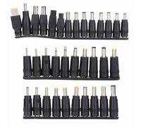 Jiawu DC Power Plugs, 34pcs Universal DC Power Adapter for Laptops, Multi Brand Connector with 34 Tips Variety for