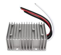 Jiawu DC Voltage Converter Regulator, 24V to 13.8V 40A 552W IP68 96% Efficiency, Car Boost Converter with Die Cast Aluminum Housing for Automobiles Ships Yachts Railways