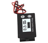 Jiawu DC Voltage Meter, 8-100V Smart Chip Technology Real-time Monitoring Reverse Connection Protection Battery Capacity Tester, Voltmeter with LCD Screen for (#2)
