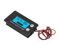 Jiawu DC Voltage Meter, 8-100V Smart Chip Technology Real-time Monitoring Reverse Connection Protection Battery Capacity Tester, Voltmeter with LCD Screen for (#1)