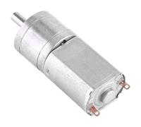 Jiawu DC12V High Torque Electric Gear Box Reduction Motor, 15-200RPM Optional, 20mm Output Diameter, Full Metal Gears, Low Noise for Projects (12V 100RPM)