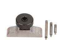 Jiawu Depth Dial Indicator Base, Hardened Stainless Steel Material Depth Micrometer Base, Gauge Stand with 3 Extension Rods 0 10mm 10 20mm 20 30mm for Precision Measurement in (63 * 17mm)