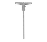 Jiawu Depth Vernier Caliper, 0.02mm Accuracy Aluminum Alloy Measuring Tool, Vernier Caliper with Storage Box for Metal Processing Mechanical Engineering Woodworking (0-200)