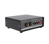 Jiawu DI Box Distributor, Ground Isolation High Impedance to Low Impedance Conversion Dual Channel DI Box, Balanced Signal Converter with CH2OUT Cascading Dual Power Supply for Studio