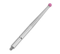 Jiawu Dial Indicator Probe, Tungsten Steel Body High Hardness Long Service Life Indicator Needle, Ruby Gauge Head with Fine Workmanship Stable Performance for Dovetail Rails Dial Gauge