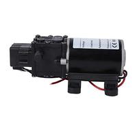 Jiawu Diaphragm Pump, 12V 120W 7L Min High Pressure Small Size Low Noise Intelligent Diaphragm Pump, Water with 10mm Outlet for Pressure Test Boost Applications (18V Motor)