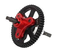 Jiawu Differential Slipper Clutch, 54T Aluminum Steel Gear Set, Low Noise Differential Gear Complete Slipper Clutch with Hardened Steel Teeth for Slash 4x4 Stampede Rustler (Red)