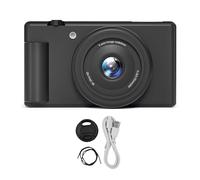 Jiawu Digital Camera for Photography, 5K 80MP Autofocus Vlogging Camera with 2.8in 180° Flip Screen, 800mAh Battery, 18X Digital Zoom Compact Cameras for YouTube, Beginners