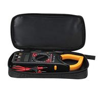 Jiawu Digital Clamp Meter Handheld Ammeter Voltmeter 1999 Counts, AC/DC Voltage Tester 1000V, 200A-1000A AC Current Multimeter with Data Hold & Overload Protection, Orange