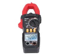 Jiawu Digital Clamp Multimeter 600V 5999 Counts NCV AC/DC Voltage Current Resistor Capacitance Tester with Backlit LCD, Flashlight, Auto-Ranging Amp Ohm Volt Meter for HVAC Electrical