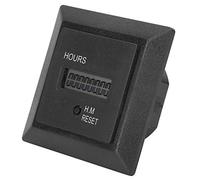 Jiawu Digital Display Hour Meter, AC, 50/60HZ Universal | Quartz Electronic Timer, ABS Housing, 0.3W Low Power, for Construction Machinery Generators, Industrial Timekeeping