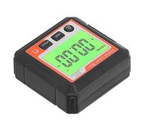 Jiawu Digital Level Box, 0.01° High Accuracy Magnetic Protractor (Orange | Digital angle gauge with magnetic base for woodworking, construction, and machine setup, 4 x 90° range