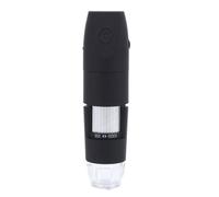Jiawu Digital Microscope 1080P 2MP USB Microscope 50-1000X Manual Focus 0-40mm Portable Handheld for Skin Inspection Circuit Repair Jewelry Appraisal (Black)