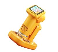 Jiawu Digital Microscope with Screen 1600x Portable Electronic Microscope, Handheld - for Children's Training Adventure