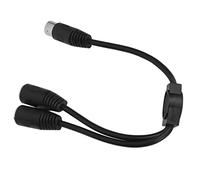 Jiawu DIN 8 Pin Male to 2 DIN 8 Pin Female Cable, 1.0ft Double Shielding Splitter Adapter Cable for Pure Copper Core Signal Sound Connection