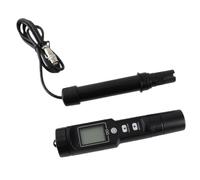 Jiawu Dissolved Oxygen Meter, Digital Screen Display Detachable Probe DO Meter with Temperature Compensation, for Aquarium Freshwater Marine Aquaculture Experiment Research (Without Backlit)