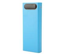 Jiawu DIY 8x21700 Battery Box Kit, Welding Free Power Bank Case with LCD Screen, Dual USB Portable Charger Outer Case for Lithium Batteries