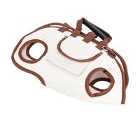 Jiawu Dog Sling Carrier, Breathable Nylon Pet Sling with Adjustable Strap, Portable Dog Lift Harness for Small Dogs Cats Travel Hiking Walking Outdoor (M)